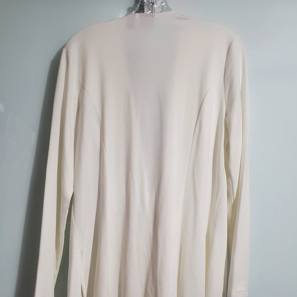Chico's Tracelers BNWT Sz 1 (US M) Tie Front Jacket - Picture 8 of 13